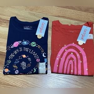 Kids' 2 pack Adaptive Graphic T-Shirts - Cat & Jack size 10-12 B1012-3